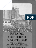 Bobbio - Estado, Gobierno y Sociedad