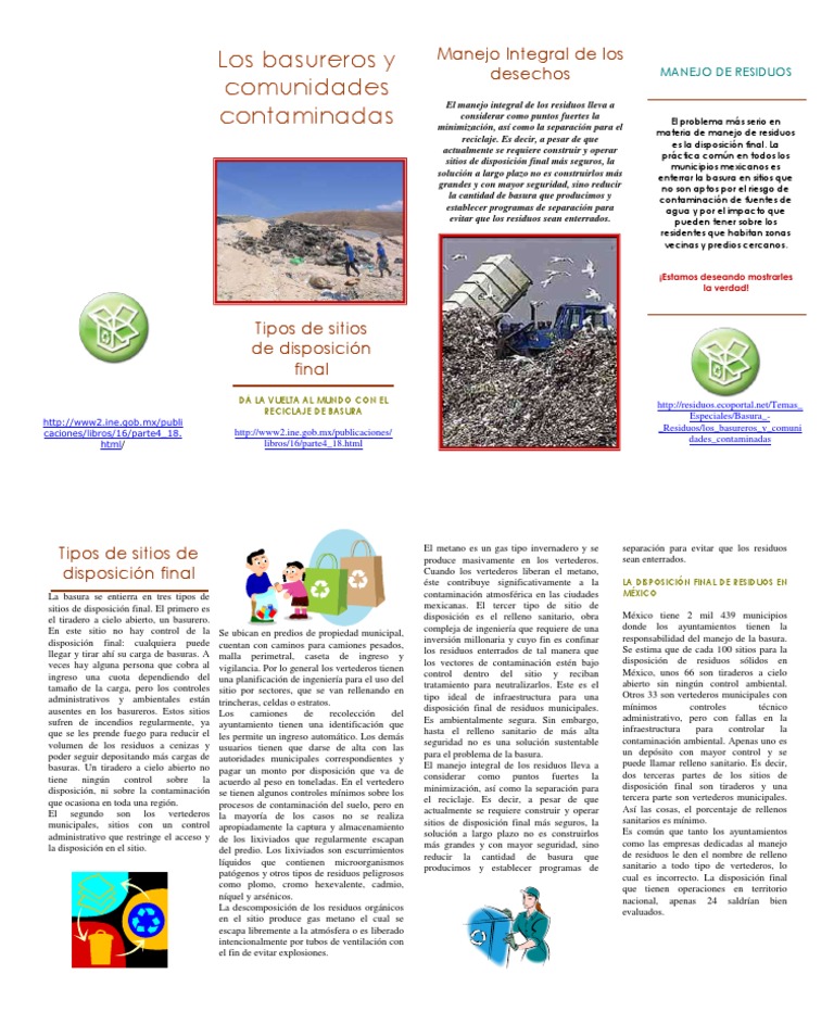 Folleto Manejo de La Basura | PDF