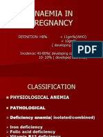 Anaemia in Pregnancy by DR Dhananjay B S SSMC, TUMKUR, KARNATAKA, INDIA