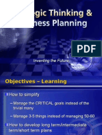 Strategic Thinking Business Planning1