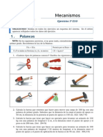 Ejercicios Palancas 3º Eso PDF