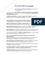 April 2013 Current Affairs PDF