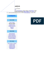 Discourse Analysis