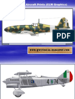 WW II Italian Aircraft Prints (CLW Graphics)