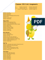 Unit Assignments 2013 PDF