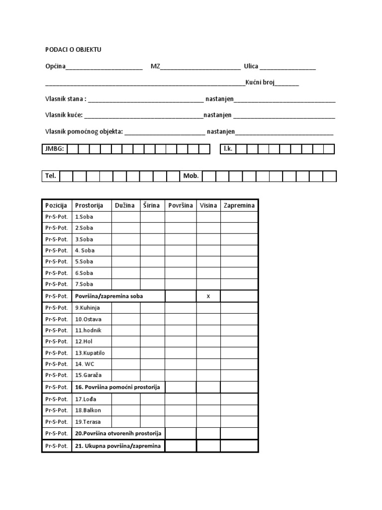 PS Obrazac | PDF