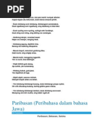 Download Parikan Paribasan Bahasa Jawa by bobbyngunut SN146571987 doc pdf