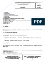 NBR 5060 NB 209 - Guia Para Instalacao e Operacao de Capacitores de Potencia