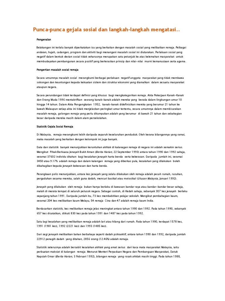 Gejala Sosial Pdf
