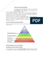 La Pirámide de Maslow