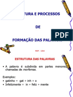 Processos de Formao de Palavras