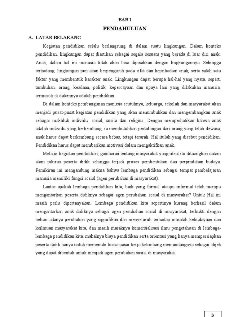 Lingkungan Lembaga Pendidikan