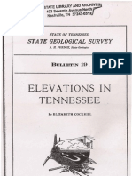 Reelfoot Lake - 1917 USGS Elevations