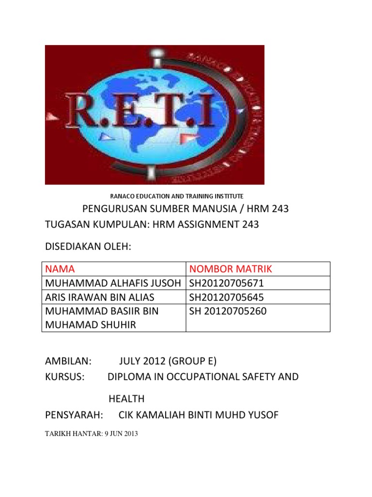 Assignment HRM | PDF