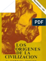 28865806 Gordon Childe Los Origenes de La Civilizacion Libro