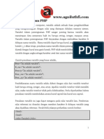 PHP_Variabel Dalam PHP