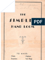 Simplex Loom Instructions