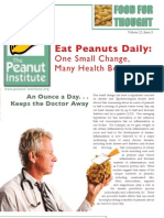 Eat Peanuts Daily:: One Small Change, Many Health Benefits