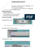 Konstruksi Baja 3 Sambungan Baut