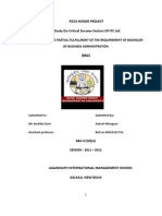 A Study on Critical Success Factors of Itc Ltd