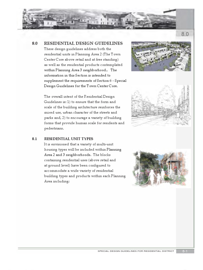 Design Guidelines On Residential Units Pdf Apartment Roof