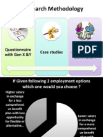 Research Methodology: Questionnaire With Gen X &Y Case Studies Structured Interview With Genxandy