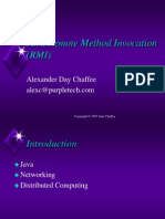 Java Remote Method Invocation (RMI) : Alexander Day Chaffee