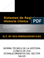 Sistemas de Registro e Historia Clínica