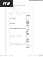 127 Useful Keyboard Shortcuts for Windows 7