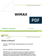 Wateen Presentation on Wimax
