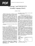 Interfacing C and TMS320C6713 Assembly Language (Part-I) : Abdullah A. Wardak