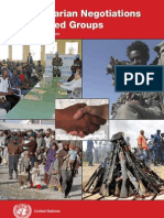 Negotiation With Armed Groups