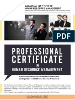 MIHRM Certificate HRM