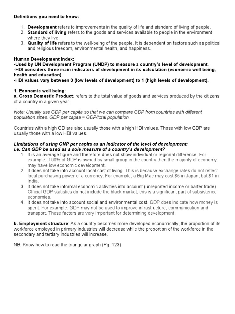 Development Indicators and Impacts | PDF | Gross Domestic Product ...