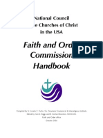 Faith and Order Handbook