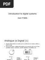 Introduction To Digital Systems: Juan P Bello