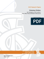 An Analysis of Sri Lanka's Post-War Reconciliation Discourse-Andi Schubert