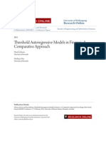 Threshold Autoregressive Models in Finance - A Comparative Approac