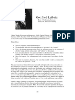Philosopher Profile Leibniz