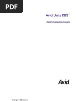 Avid Unity ISIS: Administration Guide