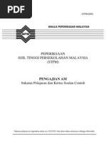 1. Pengajian Am - Penggal 1 STPM (Skema Latihan Bahagian B)