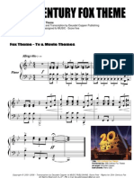 20th Century Fox Theme Piano PDF