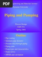 Piping and Pumping