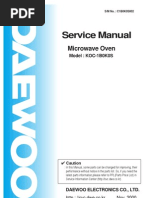 Download Microwave Daewoo KOC-1BOK Service Manual by dalefa SN14666757 doc pdf