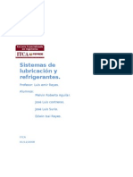 Sistemas de Lubricación y Refrigerantes