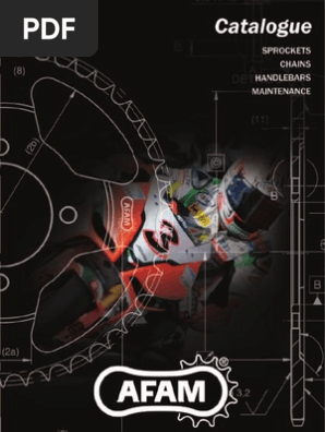 AFAM Sprockets | PDF | Motorcycling | Motorcycle