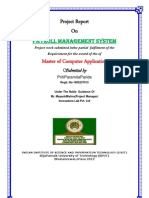 Master of Computer Application: Project Report On