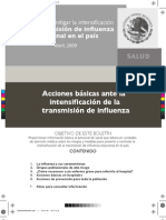 Boletín Influenza México SSA