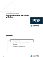 Convergencia de Servicios Y Redes