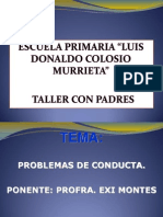 Taller Con Padres Conducta